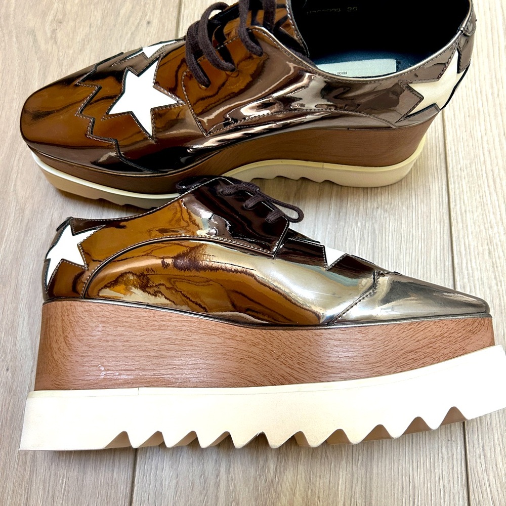 Stella McCartney ELYSE Platform Fashion Sneakers.